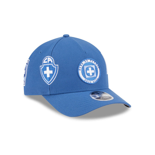Cruz Azul Indigo 9FORTY M-Crown A-Frame Trucker Hat - New Era Cap