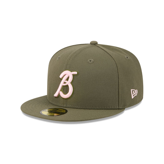 Bravos de León Olive 59FIFTY Fitted Hat - New Era Cap