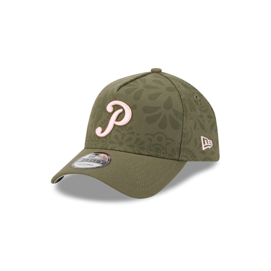 Pericos de Puebla Olive 9FORTY A-Frame Snapback Hat - New Era Cap