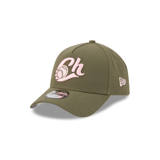 Charros de Jalisco Olive 9FORTY A-Frame Snapback Hat - New Era Cap
