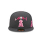 Los Angeles Angels Day of the Dead Graphite 59FIFTY Fitted Hat
