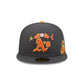 Athletics Day of the Dead Graphite 59FIFTY Fitted Hat