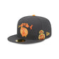 Boston Celtics Day of the Dead Graphite 59FIFTY Fitted Hat