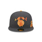 Boston Celtics Day of the Dead Graphite 59FIFTY Fitted Hat