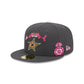 Dallas Stars Day of the Dead Graphite 59FIFTY Fitted Hat
