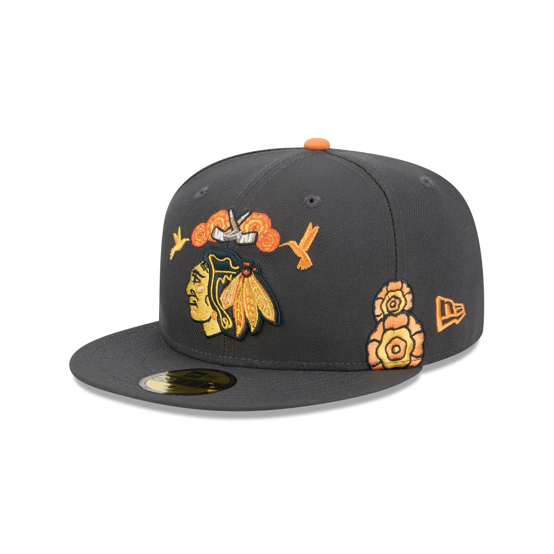 帽子 the Apartment NEW ERA Chicago Blackhawks Hat Club Chicago Blackhawks White Black New Era Fitted 7 3/4 Icy