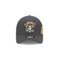 Anaheim Ducks Day of the Dead Graphite 9FORTY A-Frame Snapback Hat