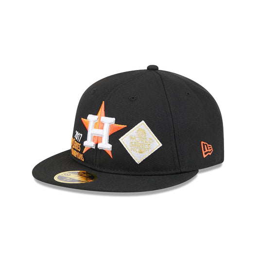 Houston Astros Championship Pack Retro Crown 59FIFTY Fitted Hat - New Era Cap