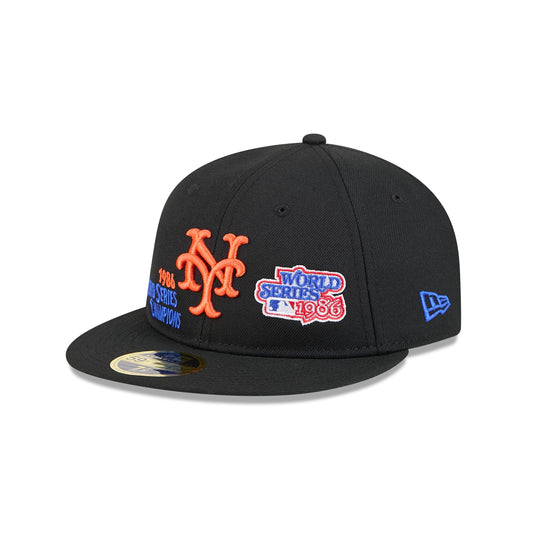 New York Mets Championship Pack Retro Crown 59FIFTY Fitted Hat - New Era Cap