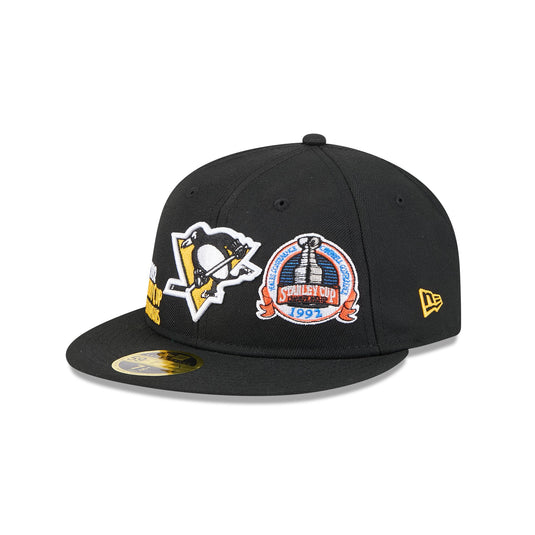 Pittsburgh Penguins Championship Pack Retro Crown 59FIFTY Fitted Hat - New Era Cap