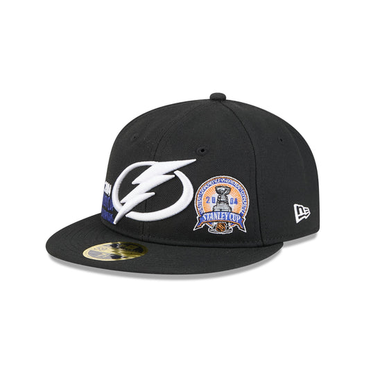 Tampa Bay Lightning Championship Pack Retro Crown 59FIFTY Fitted Hat - New Era Cap