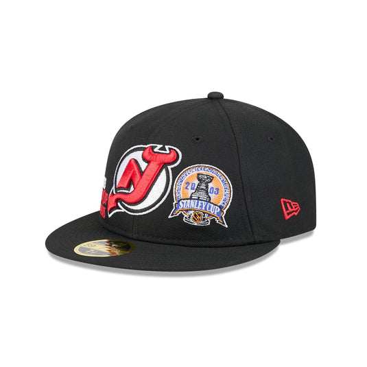 New Jersey Devils Championship Pack Retro Crown 59FIFTY Fitted Hat - New Era Cap