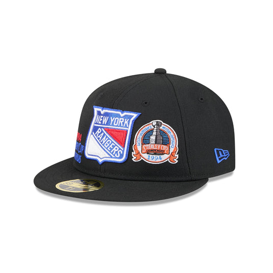 New York Rangers Championship Pack Retro Crown 59FIFTY Fitted Hat - New Era Cap