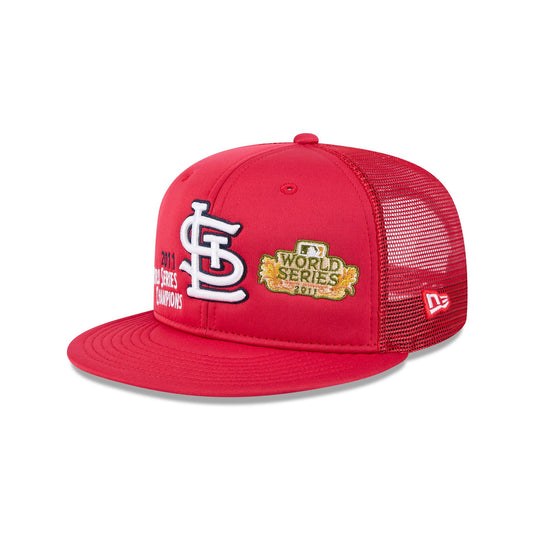 St. Louis Cardinals Championship Pack 9FIFTY Trucker Hat - New Era Cap