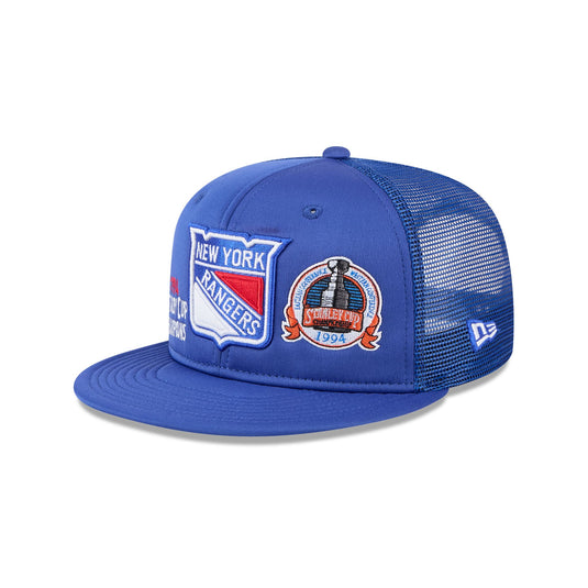 New York Rangers Championship Pack 9FIFTY Trucker Hat - New Era Cap
