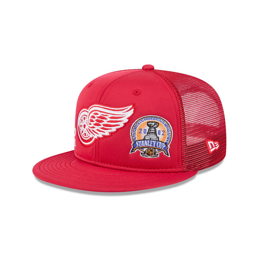 Detroit Red Wings Championship Pack 9FIFTY Trucker Hat - New Era Cap