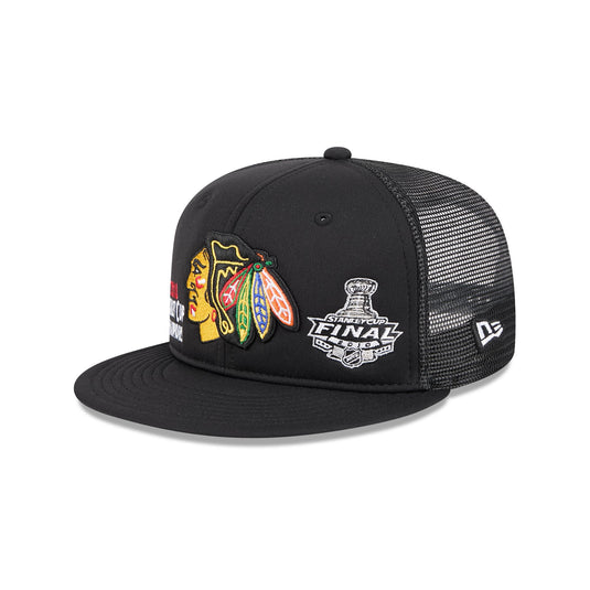 Chicago Blackhawks Championship Pack 9FIFTY Trucker Hat - New Era Cap