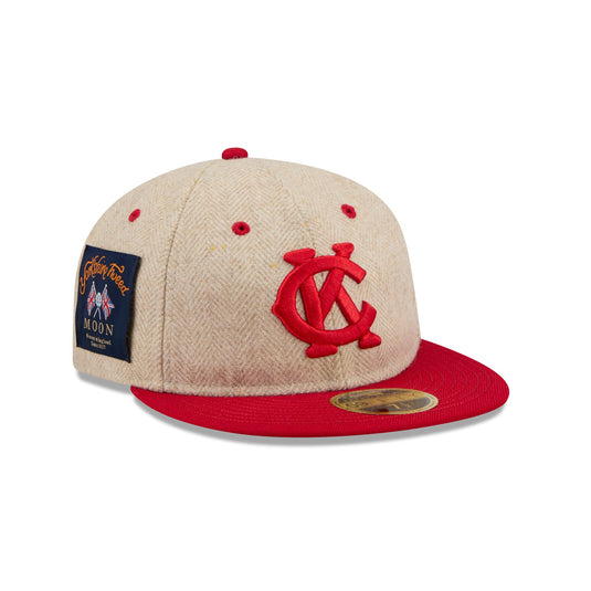 Kansas City Monarchs Jackie Robinson Yorkshire Tweed Retro Crown 59FIFTY Fitted Hat - New Era Cap