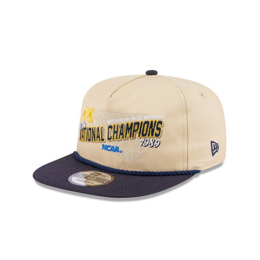 Michigan Wolverines 1989 National Champions Golfer Hat - New Era Cap