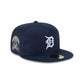 Team Linen Detroit Tigers 59FIFTY Fitted Hat