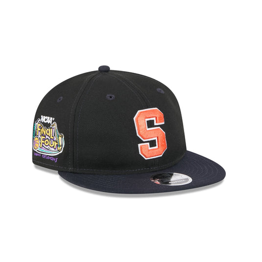 Syracuse Orange Tournament Side Patch Retro Crown 9FIFTY Strapback Hat - New Era Cap