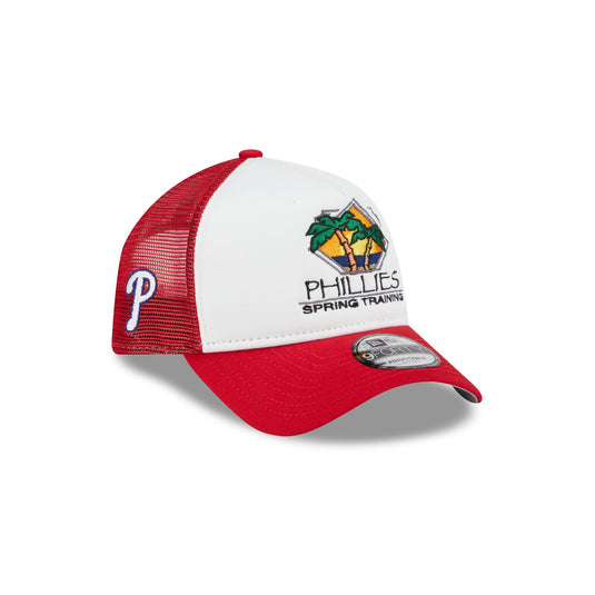 Philadelphia Phillies Spring Training 9FORTY A-Frame Trucker Hat - New Era Cap