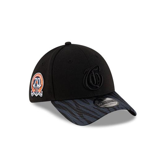 Tigres de Quintana Roo LMB 100th Anniversary Alt Black 39THIRTY Stretch Fit Hat - New Era Cap