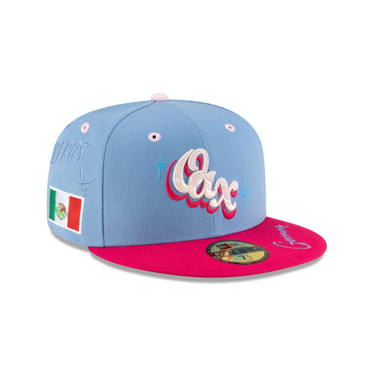 Guerreros de Oaxaca LMB 100th Anniversary Alt Blue 59FIFTY Fitted Hat - New Era Cap
