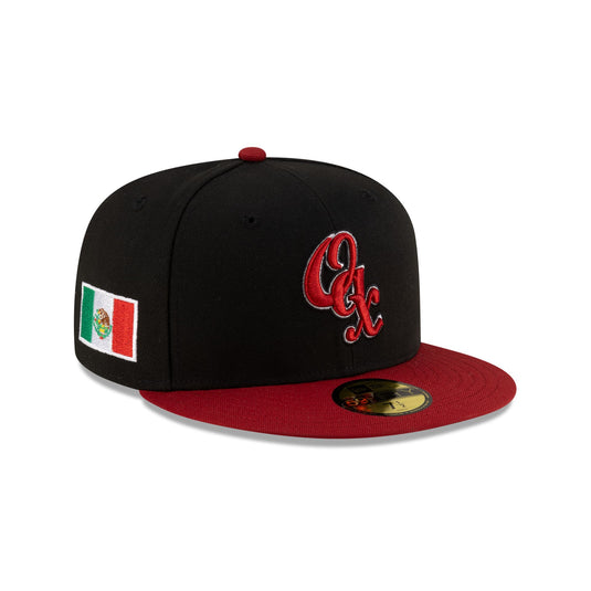 Guerreros de Oaxaca LMB 100th Anniversary Alt Black 59FIFTY Fitted Hat - New Era Cap