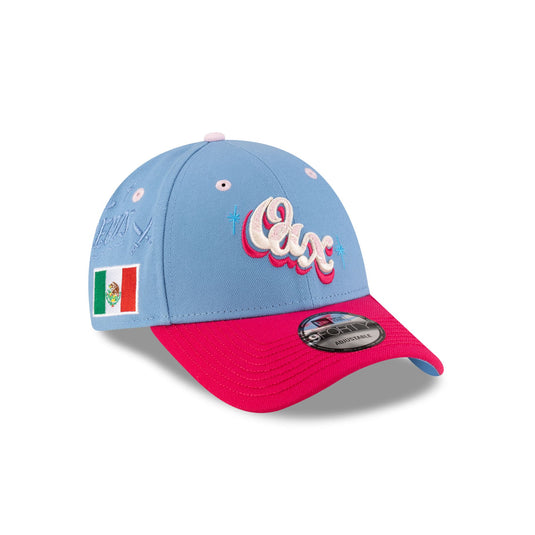 Guerreros de Oaxaca LMB 100th Anniversary Alt Blue 9FORTY Snapback Hat - New Era Cap