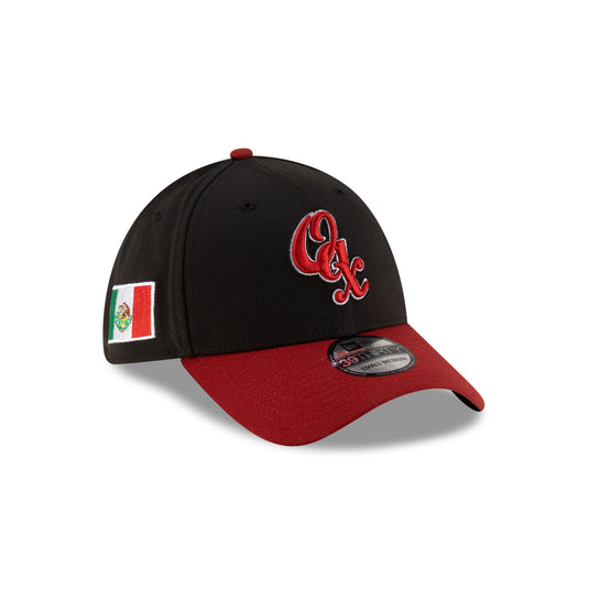 Guerreros de Oaxaca LMB 100th Anniversary Alt Black 39THIRTY Stretch Fit Hat - New Era Cap