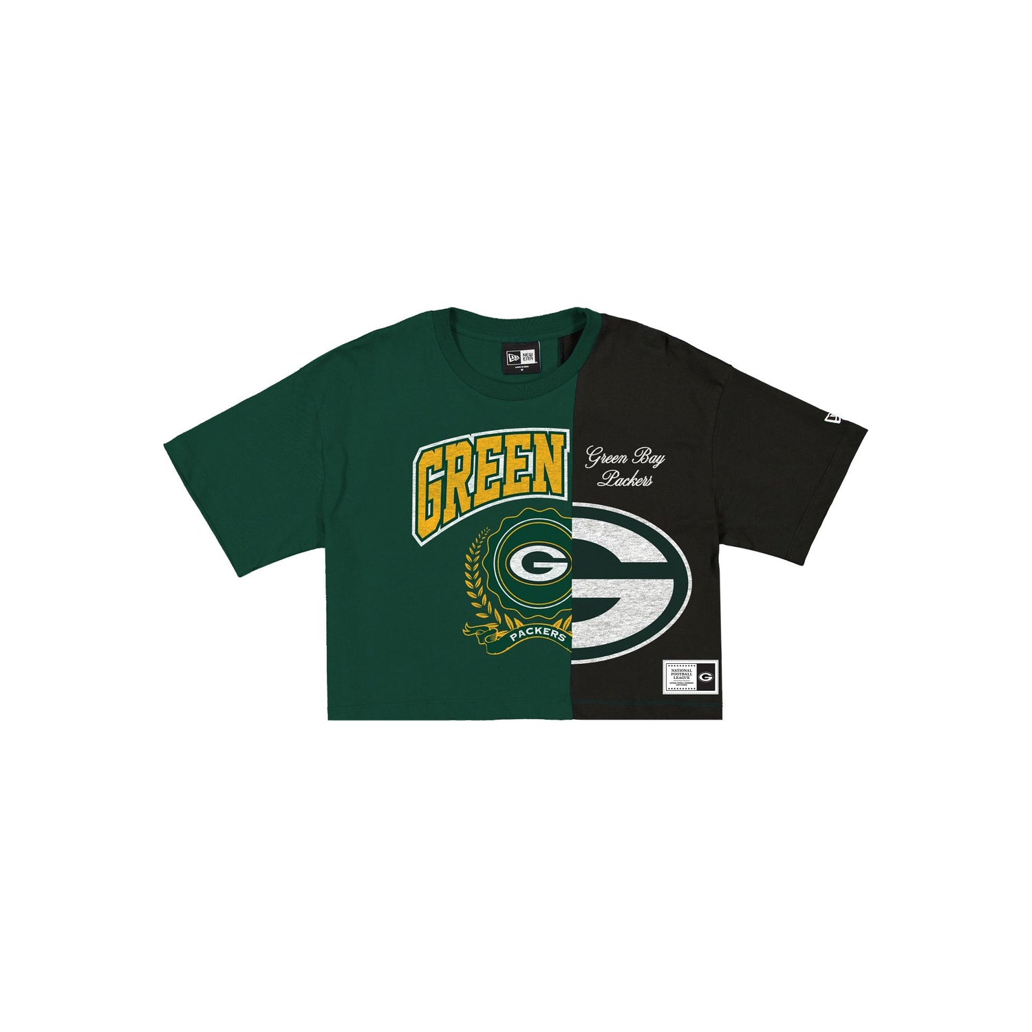 Green Bay Packers Team Split Women's Short-Sleeve T-Shirt