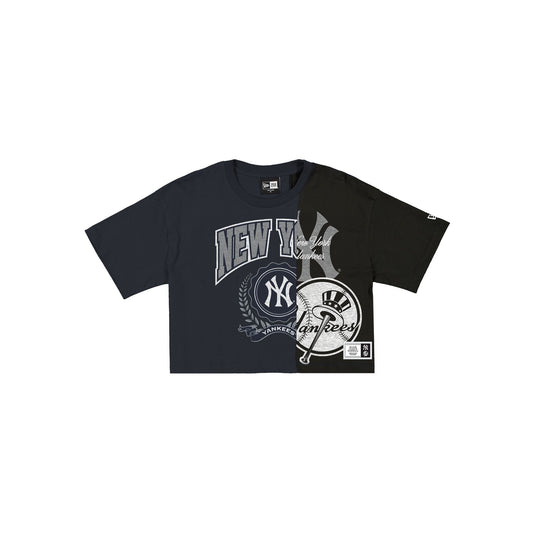 New York Yankees Team Split Women's Short-Sleeve T-Shirt - New Era Cap