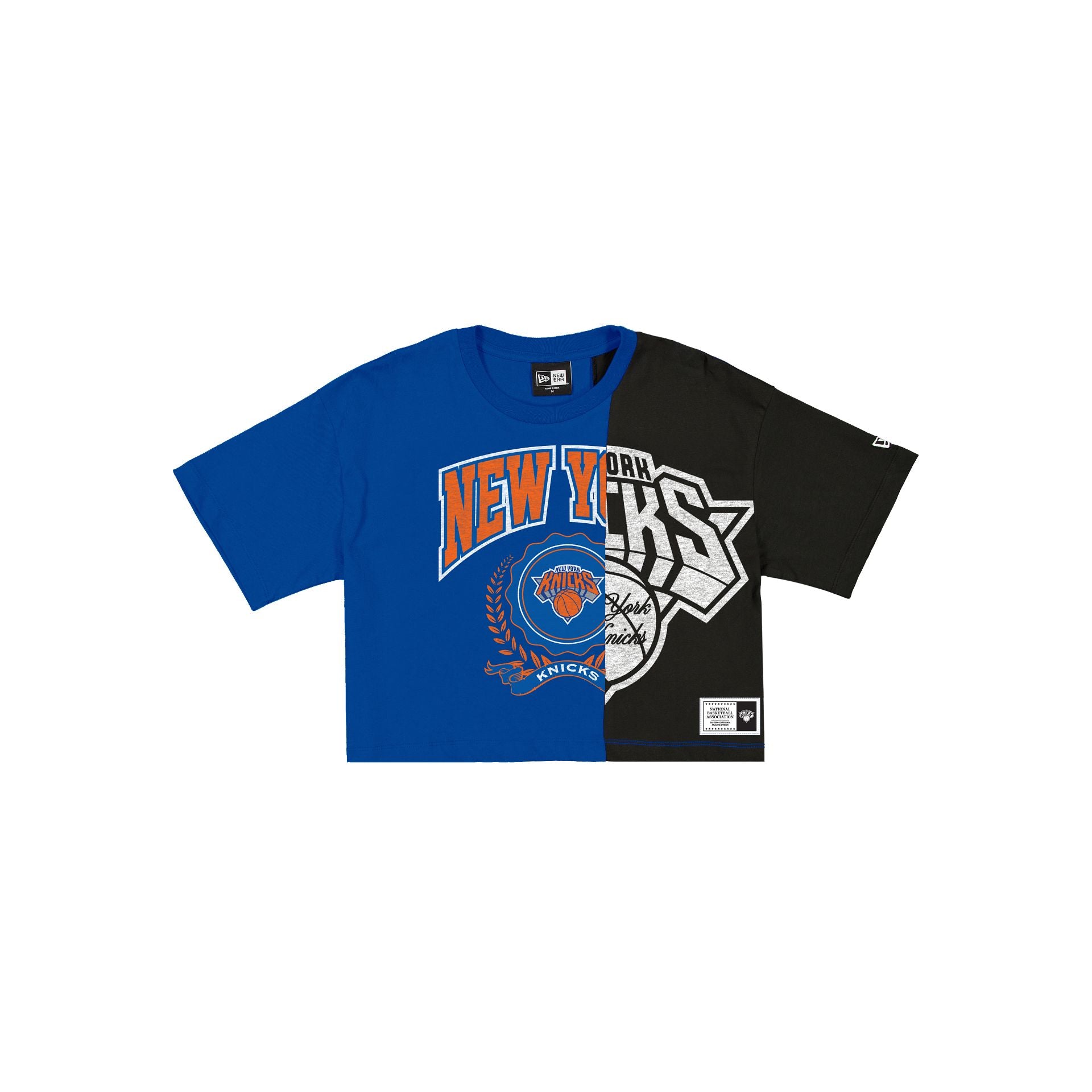 New York Knicks Team Split Women's Short-Sleeve T-Shirt