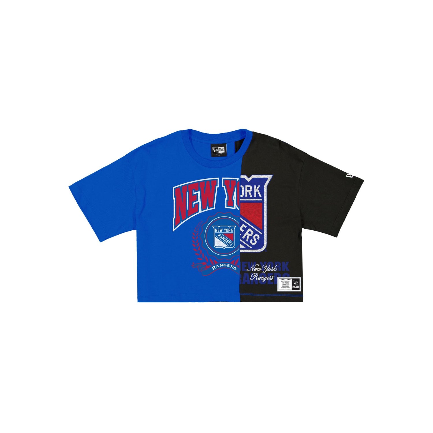 New York Rangers Team Split Women's Short-Sleeve T-Shirt