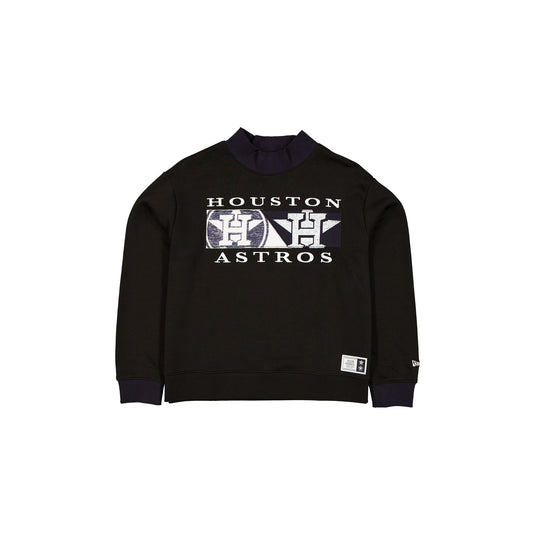 Houston Astros Team Split Women's Mockneck - New Era Cap