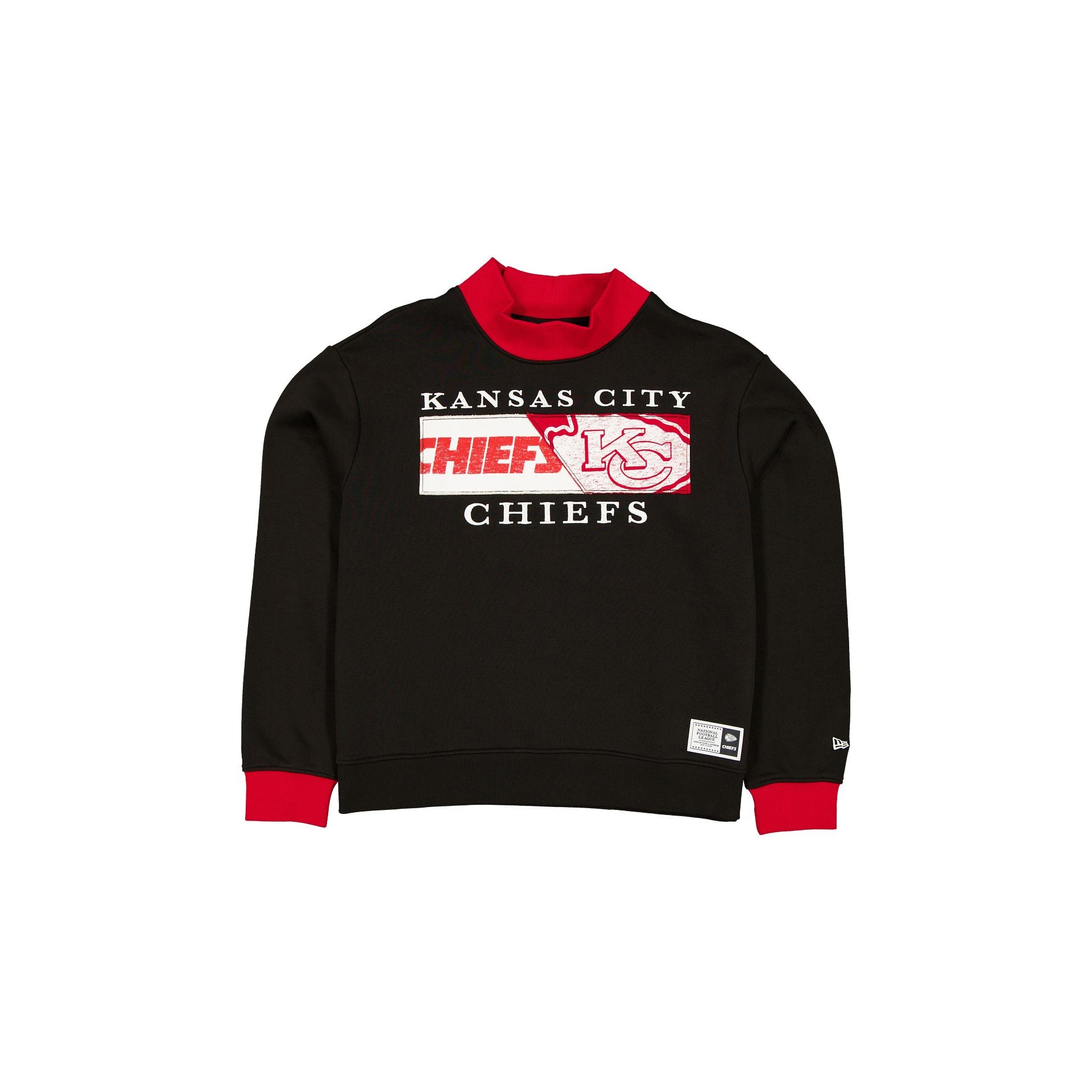 Kansas City Chiefs Team Split Women's Mockneck