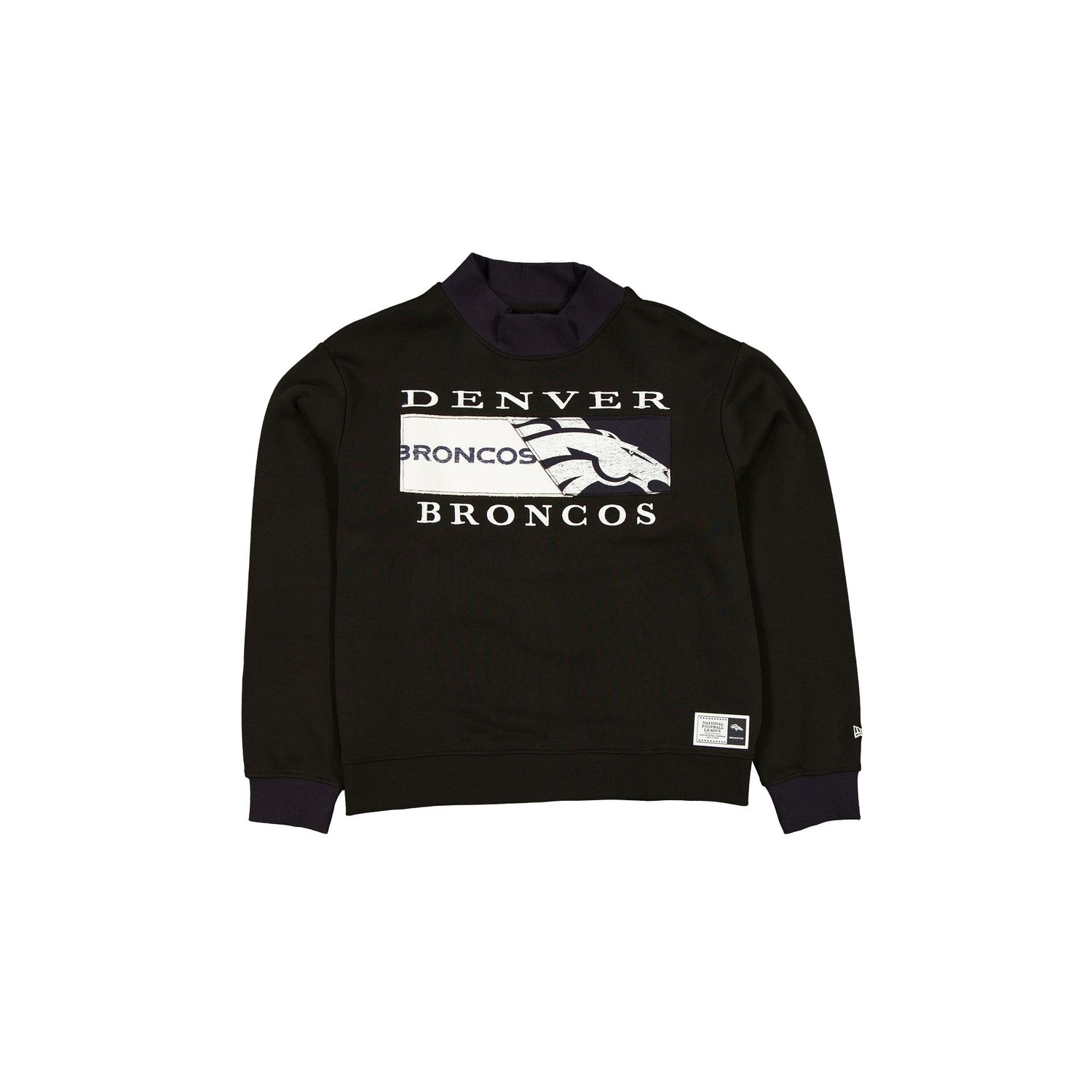 Denver Broncos Team Split Women's Mockneck