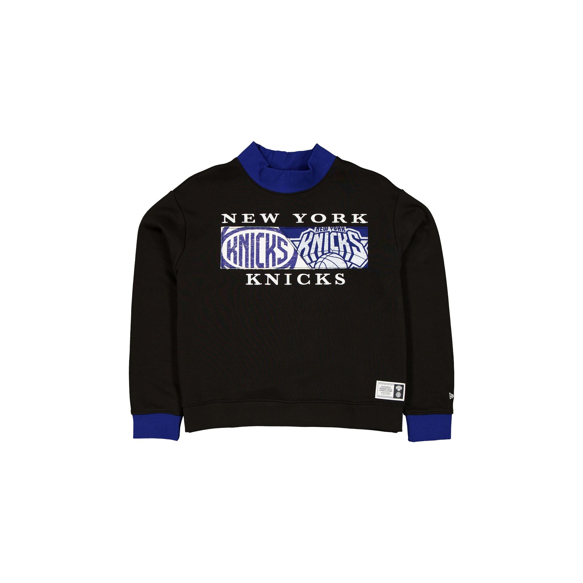 New York Knicks Team Split Women's Mockneck