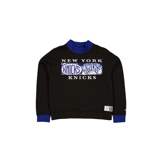 New York Knicks Team Split Women's Mockneck - New Era Cap