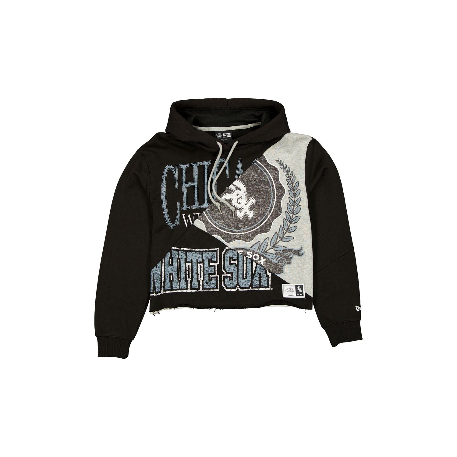 Chicago White Sox Team Split Women's Cropped Hoodie