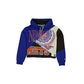 New York Mets Team Split Women's Cropped Hoodie