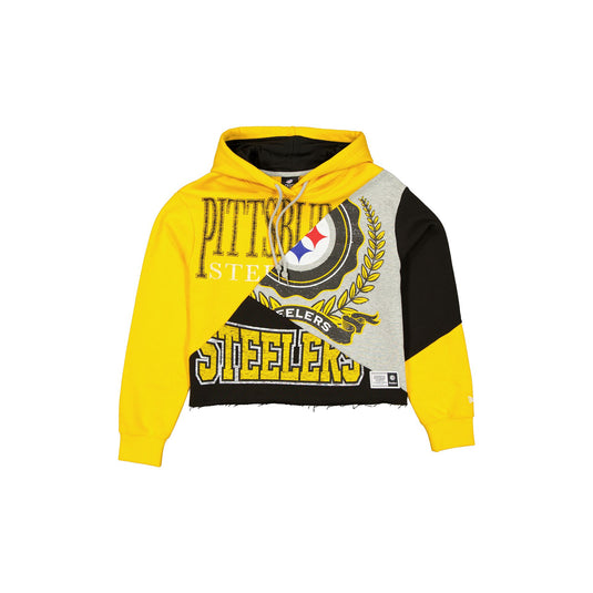 Pittsburgh Steelers Team Split Women's Hoodie - New Era Cap