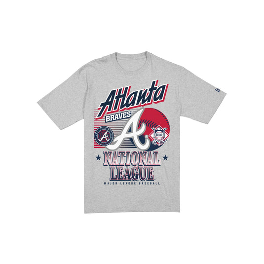Atlanta Braves Sport Classics Heather Gray Short-Sleeve T-Shirt - New Era Cap