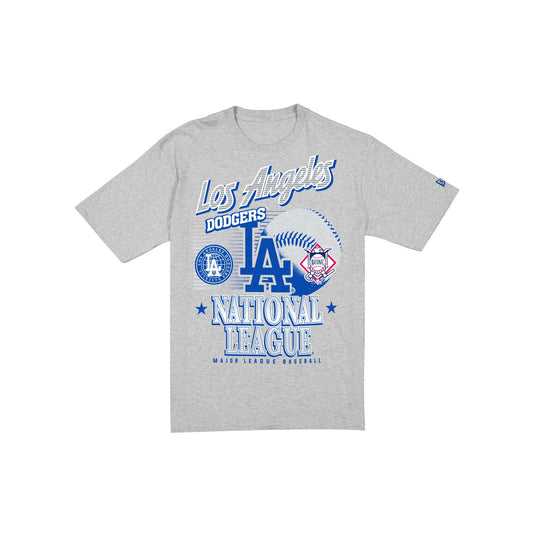 Los Angeles Dodgers Sport Classics Heather Gray Short-Sleeve T-Shirt - New Era Cap