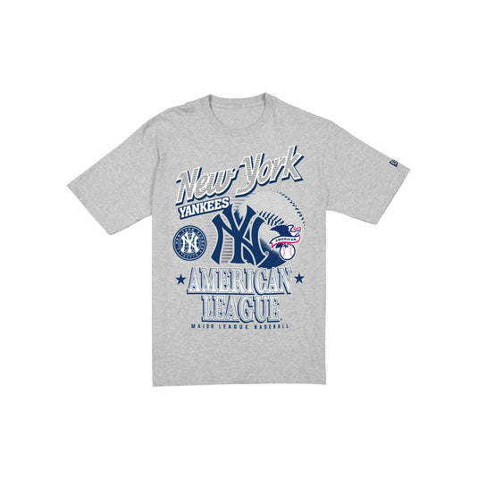 New York Yankees Sport Classics Heather Gray Short-Sleeve T-Shirt - New Era Cap