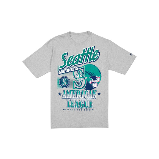 Seattle Mariners Sport Classics Heather Gray Short-Sleeve T-Shirt - New Era Cap