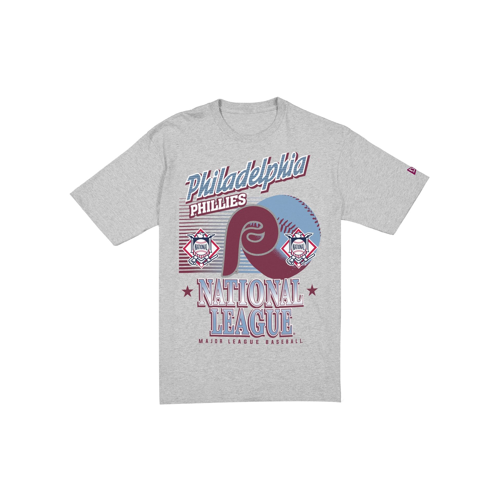 Philadelphia Phillies Sport Classics Heather Gray Short-Sleeve T-Shirt