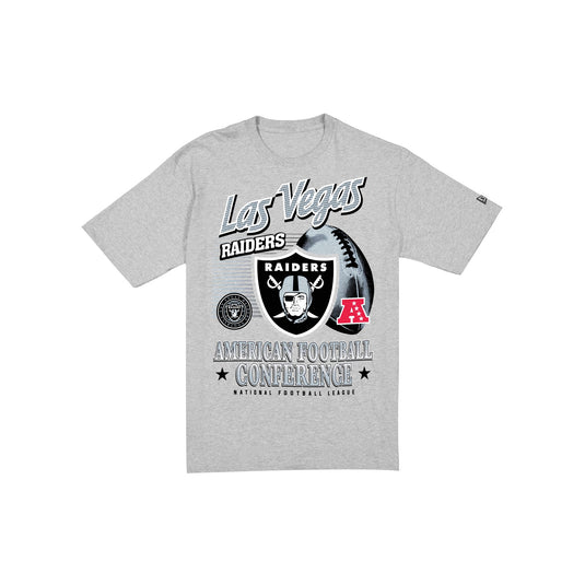 Las Vegas Raiders Sport Classics Heather Gray Short-Sleeve T-Shirt - New Era Cap