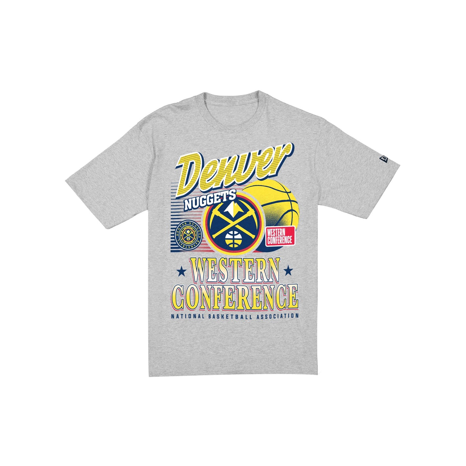 Denver Nuggets Sport Classics Heather Gray Short-Sleeve T-Shirt